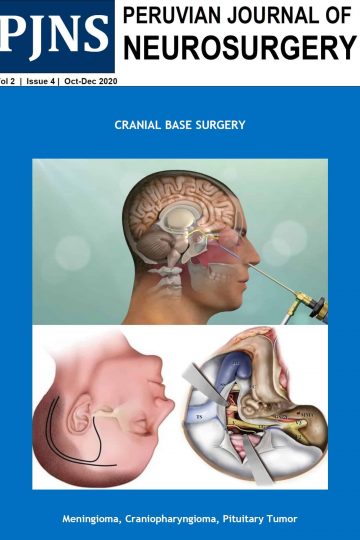 Publicaciones científicas de cirugía cerebral Almenara en la revista Peruvian Journal of Neurosurgery